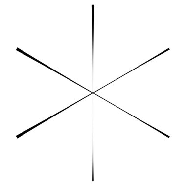 Radikal, yayılan ve yakınsayan çizgiler, çizgiler. Dairesel, döndürülmüş patlama, konuşulan çizgiler