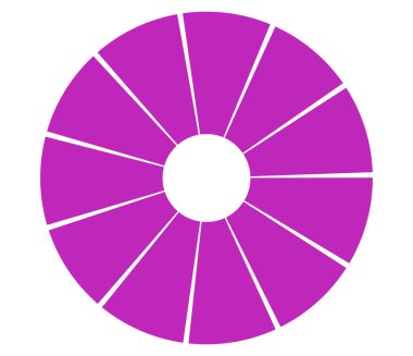 Preloder, dairesel yükleme barı. Pasta grafiği, pasta grafiği. Vektör şablonu