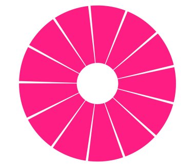 Preloder, dairesel yükleme barı. Pasta grafiği, pasta grafiği. Vektör şablonu