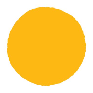 Elle çizilmiş rastgele daireler, serbest çizim efekti. Konsantrik grungy, desenli daire şekli