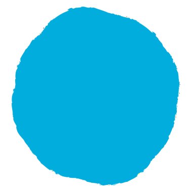 Elle çizilmiş rastgele daireler, serbest çizim efekti. Konsantrik grungy, desenli daire şekli