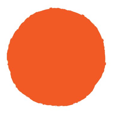 Elle çizilmiş rastgele daireler, serbest çizim efekti. Konsantrik grungy, desenli daire şekli