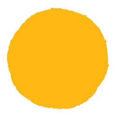 Elle çizilmiş rastgele daireler, serbest çizim efekti. Konsantrik grungy, desenli daire şekli