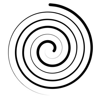 Sarmal, girdap, girdap ve girdap elementi. Helix, volt dalgalanması, girdap şekli