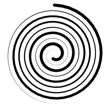 Sarmal, girdap, girdap ve girdap elementi. Helix, volt dalgalanması, girdap şekli