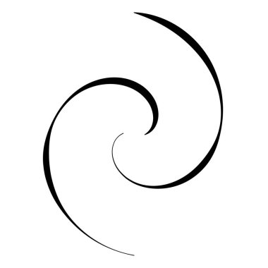 Sarmal, girdap, girdap ve girdap elementi. Helix, volt dalgalanması, girdap şekli