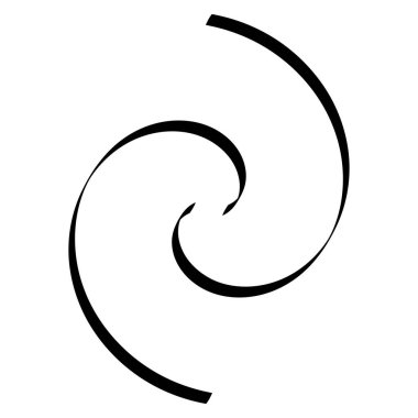 Sarmal, girdap, girdap ve girdap elementi. Helix, volt dalgalanması, girdap şekli