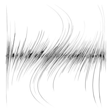 Ses, müzik eşitleyici, EQ. Rastgele çizgiler, grafik. Film müziği, stüdyo kayıt konsepti grafiği