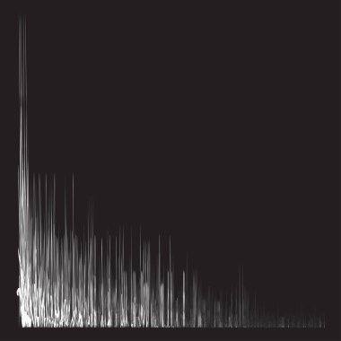 Ses, müzik eşitleyici, EQ. Rastgele çizgiler, grafik. Film müziği, stüdyo kayıt konsepti grafiği