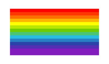 Gökkuşağı havası, mutluluk, doğa konsepti çizimi, grafik. LMBTQ + 'nın sembolik bayrağı - stok vektör çizimi, klip- sanat grafikleri