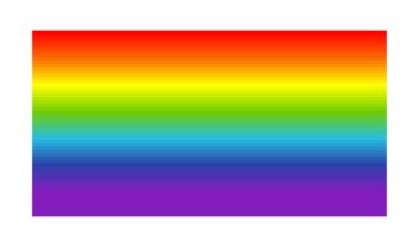 Gökkuşağı havası, mutluluk, doğa konsepti çizimi, grafik. LMBTQ + 'nın sembolik bayrağı - stok vektör çizimi, klip- sanat grafikleri