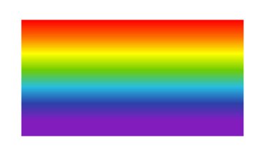 Gökkuşağı havası, mutluluk, doğa konsepti çizimi, grafik. LMBTQ + 'nın sembolik bayrağı - stok vektör çizimi, klip- sanat grafikleri