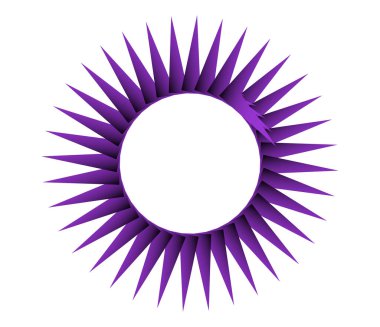 Geometrik dairesel, döngü simgesi. Spiral, girdap, dönme tasarım ögesi - stok vektör illüstrasyonu, klip sanatları grafikleri