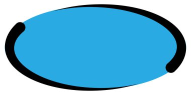 Elips, oval, daire, çerçeve, sınır, pankart simgesi. Fiyat etiketi, etiket kartı. Satış, tasfiye, pazarlama, pazarlama, tanıtım ve tanıtım temaları için kupon simgesi - stok vektör illüstrasyonu, klip sanatları grafikleri