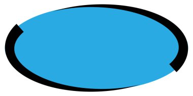 Elips, oval, daire, çerçeve, sınır, pankart simgesi. Fiyat etiketi, etiket kartı. Satış, tasfiye, pazarlama, pazarlama, tanıtım ve tanıtım temaları için kupon simgesi - stok vektör illüstrasyonu, klip sanatları grafikleri