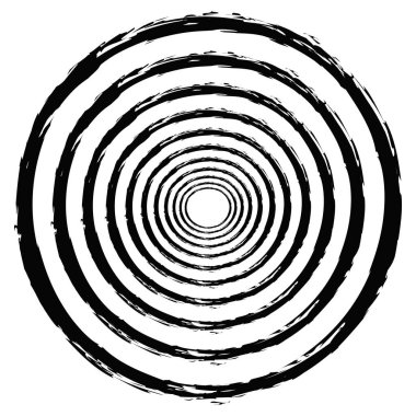 Boya fırçası, fırça darbesi, grunge doku dairesi. Çamurlu, lekeli sıvı, sıvı lekesi, sıçrama, sıçrama etkisi.