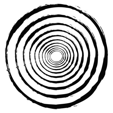 Boya fırçası, fırça darbesi, grunge doku dairesi. Çamurlu, lekeli sıvı, sıvı lekesi, sıçrama, sıçrama etkisi.