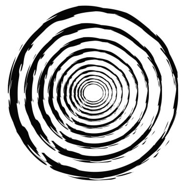 Boya fırçası, fırça darbesi, grunge doku dairesi. Çamurlu, lekeli sıvı, sıvı lekesi, sıçrama, sıçrama etkisi.