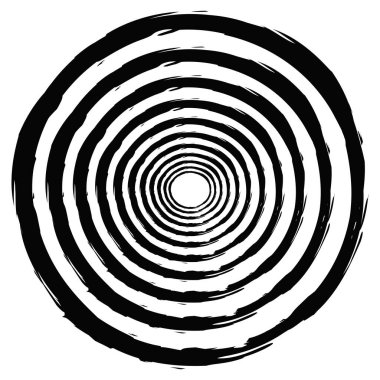 Boya fırçası, fırça darbesi, grunge doku dairesi. Çamurlu, lekeli sıvı, sıvı lekesi, sıçrama, sıçrama etkisi.