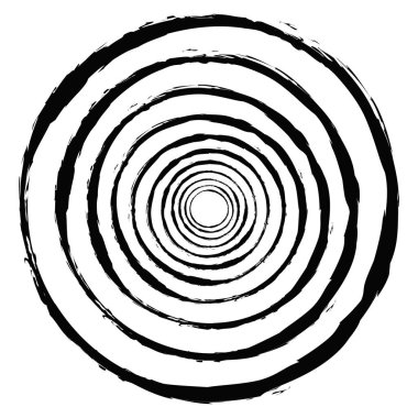 Boya fırçası, fırça darbesi, grunge doku dairesi. Çamurlu, lekeli sıvı, sıvı lekesi, sıçrama, sıçrama etkisi.