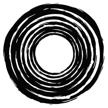 Boya fırçası, fırça darbesi, grunge doku dairesi. Çamurlu, lekeli sıvı, sıvı lekesi, sıçrama, sıçrama etkisi.