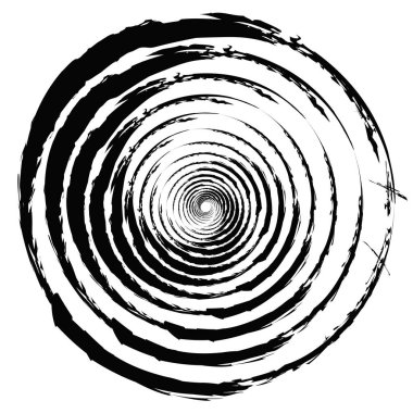 Boya fırçası, fırça darbesi, grunge doku dairesi. Çamurlu, lekeli sıvı, sıvı lekesi, sıçrama, sıçrama etkisi.