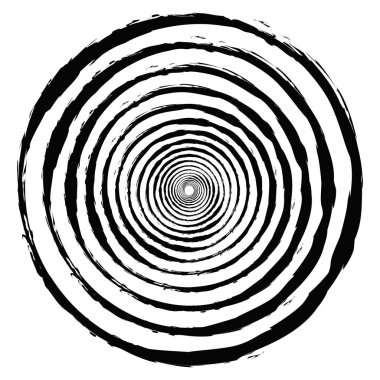 Boya fırçası, fırça darbesi, grunge doku dairesi. Çamurlu, lekeli sıvı, sıvı lekesi, sıçrama, sıçrama etkisi.