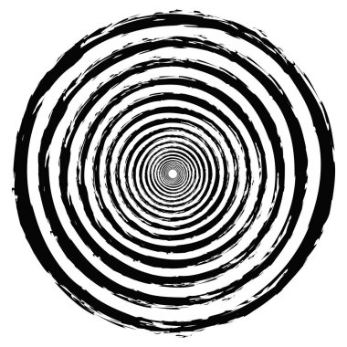 Boya fırçası, fırça darbesi, grunge doku dairesi. Çamurlu, lekeli sıvı, sıvı lekesi, sıçrama, sıçrama etkisi.