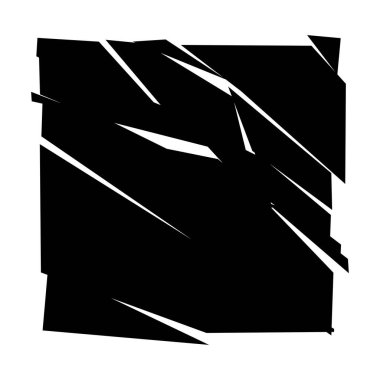 Parçalanmış, kırılmış, kırılmış doku. Kıymıklar, parçalar, parçalar. Crack, patlamış vektör ögesi - stok vektör illüstrasyonu, klip- sanat grafikleri