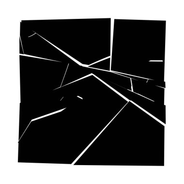 Parçalanmış, kırılmış, kırılmış doku. Kıymıklar, parçalar, parçalar. Crack, patlamış vektör ögesi - stok vektör illüstrasyonu, klip- sanat grafikleri