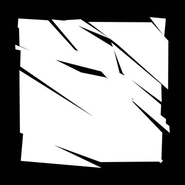 Parçalanmış, kırılmış, kırılmış doku. Kıymıklar, parçalar, parçalar. Crack, patlamış vektör ögesi - stok vektör illüstrasyonu, klip- sanat grafikleri