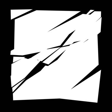 Parçalanmış, kırılmış, kırılmış doku. Kıymıklar, parçalar, parçalar. Crack, patlamış vektör ögesi - stok vektör illüstrasyonu, klip- sanat grafikleri