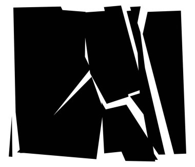 Parçalanmış, kırılmış, kırılmış doku. Kıymıklar, parçalar, parçalar. Crack, patlamış vektör ögesi - stok vektör illüstrasyonu, klip- sanat grafikleri