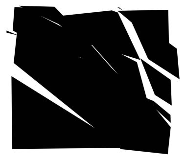 Parçalanmış, kırılmış, kırılmış doku. Kıymıklar, parçalar, parçalar. Crack, patlamış vektör ögesi - stok vektör illüstrasyonu, klip- sanat grafikleri