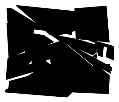 Parçalanmış, kırılmış, kırılmış doku. Kıymıklar, parçalar, parçalar. Crack, patlamış vektör ögesi - stok vektör illüstrasyonu, klip- sanat grafikleri