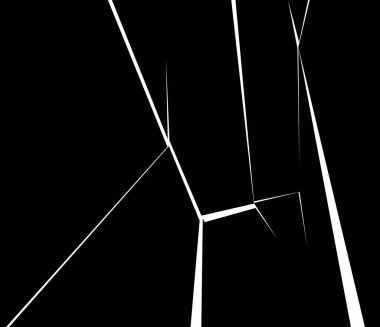 Parçalanmış, kırılmış, kırılmış doku. Kıymıklar, parçalar, parçalar. Crack, patlamış vektör ögesi - stok vektör illüstrasyonu, klip- sanat grafikleri