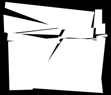 Parçalanmış, kırılmış, kırılmış doku. Kıymıklar, parçalar, parçalar. Crack, patlamış vektör ögesi - stok vektör illüstrasyonu, klip- sanat grafikleri