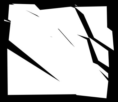 Parçalanmış, kırılmış, kırılmış doku. Kıymıklar, parçalar, parçalar. Crack, patlamış vektör ögesi - stok vektör illüstrasyonu, klip- sanat grafikleri