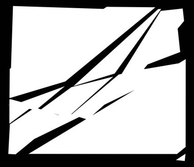 Parçalanmış, kırılmış, kırılmış doku. Kıymıklar, parçalar, parçalar. Crack, patlamış vektör ögesi - stok vektör illüstrasyonu, klip- sanat grafikleri