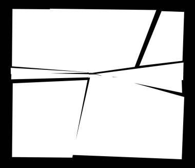 Parçalanmış, kırılmış, kırılmış doku. Kıymıklar, parçalar, parçalar. Crack, patlamış vektör ögesi - stok vektör illüstrasyonu, klip- sanat grafikleri