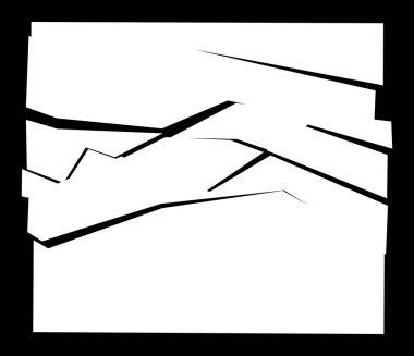 Parçalanmış, kırılmış, kırılmış doku. Kıymıklar, parçalar, parçalar. Crack, patlamış vektör ögesi - stok vektör illüstrasyonu, klip- sanat grafikleri