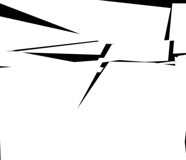 Parçalanmış, kırılmış, kırılmış doku. Kıymıklar, parçalar, parçalar. Crack, patlamış vektör ögesi - stok vektör illüstrasyonu, klip- sanat grafikleri