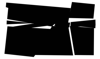 Parçalanmış, kırılmış, kırılmış doku. Kıymıklar, parçalar, parçalar. Crack, patlamış vektör ögesi - stok vektör illüstrasyonu, klip- sanat grafikleri