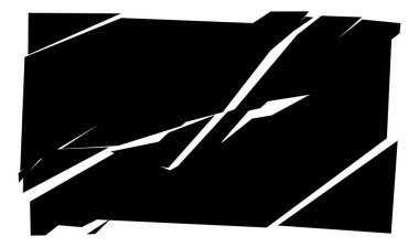 Parçalanmış, kırılmış, kırılmış doku. Kıymıklar, parçalar, parçalar. Crack, patlamış vektör ögesi - stok vektör illüstrasyonu, klip- sanat grafikleri