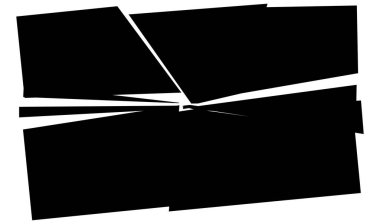 Parçalanmış, kırılmış, kırılmış doku. Kıymıklar, parçalar, parçalar. Crack, patlamış vektör ögesi - stok vektör illüstrasyonu, klip- sanat grafikleri