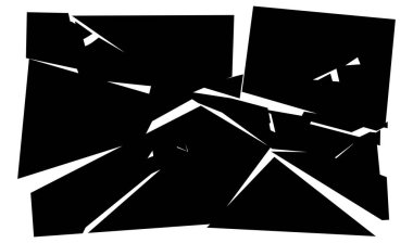 Parçalanmış, kırılmış, kırılmış doku. Kıymıklar, parçalar, parçalar. Crack, patlamış vektör ögesi - stok vektör illüstrasyonu, klip- sanat grafikleri