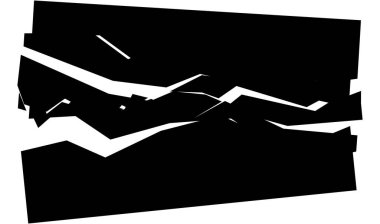 Parçalanmış, kırılmış, kırılmış doku. Kıymıklar, parçalar, parçalar. Crack, patlamış vektör ögesi - stok vektör illüstrasyonu, klip- sanat grafikleri