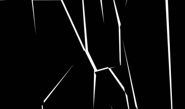 Parçalanmış, kırılmış, kırılmış doku. Kıymıklar, parçalar, parçalar. Crack, patlamış vektör ögesi - stok vektör illüstrasyonu, klip- sanat grafikleri