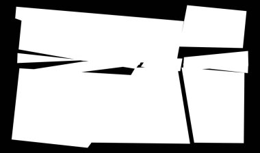 Parçalanmış, kırılmış, kırılmış doku. Kıymıklar, parçalar, parçalar. Crack, patlamış vektör ögesi - stok vektör illüstrasyonu, klip- sanat grafikleri