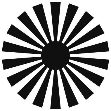 Yıldız patlaması, güneş patlamaları radyal, yayılan, dairesel teller, ışınlar, soyut geometrik ışınlar